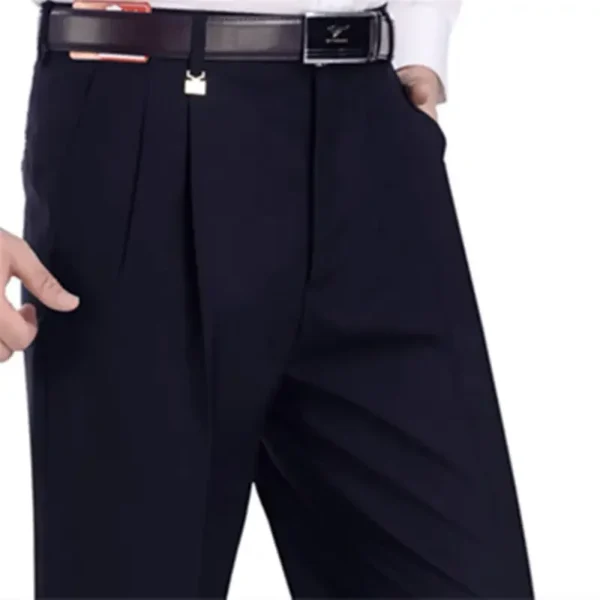 Men's Casual Suit Pants Autumn Thick Cotton Classic Business Fashion Stretch Trousers Male Brand Clothes High Waist A147 - Image 5